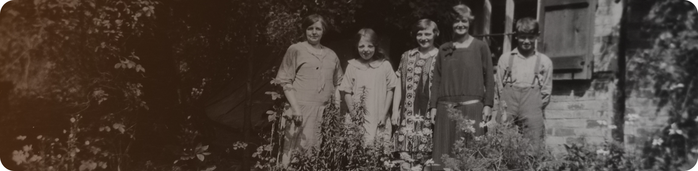 Vintage family photograph